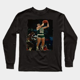 Larry Bird Celtics Vintage Long Sleeve T-Shirt